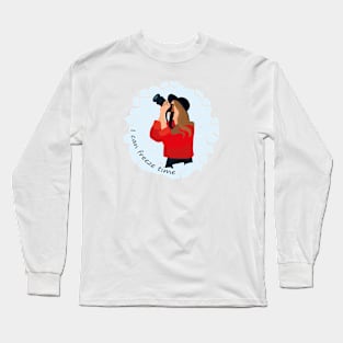 Freeze the Moment: Girl Photographer Long Sleeve T-Shirt